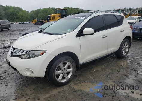 2010 Nissan Murano S z USA, uszkodzony, nr VIN JN8AZ1MW6AW137669